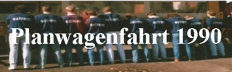 Planwagenfahrt 1990